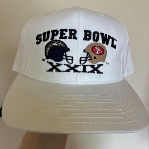 1995 Super Bowl XXIX NFL Official Licensed Vintage Snapback Hat 49ers v Chargers